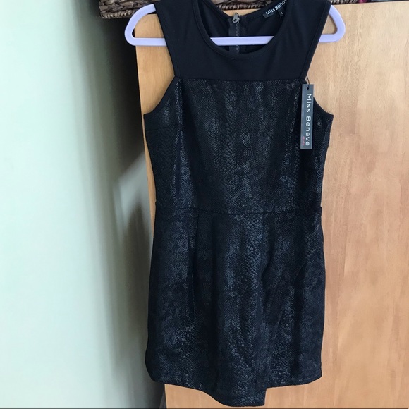 misbehave Other - Misbehave Girls NWT Size Black Large Dress